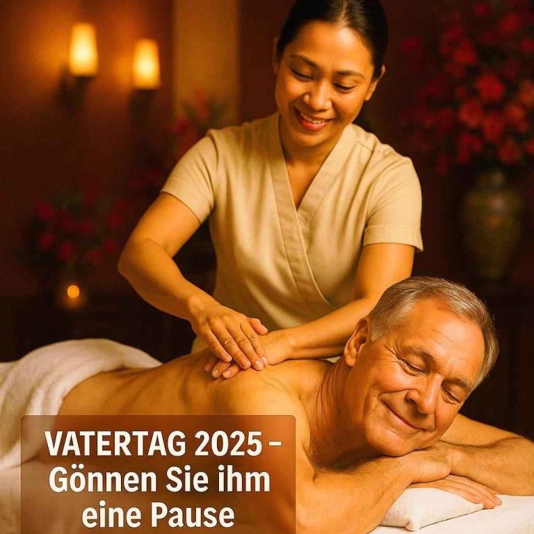 Ein Gutschein für eine wohltuende Massage 