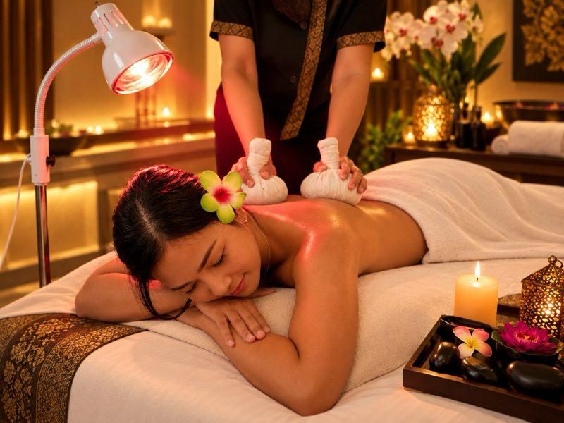 Infrarot-Wärmetherapie in Verbindung mit Massage Infrarot-Wärmetherapie